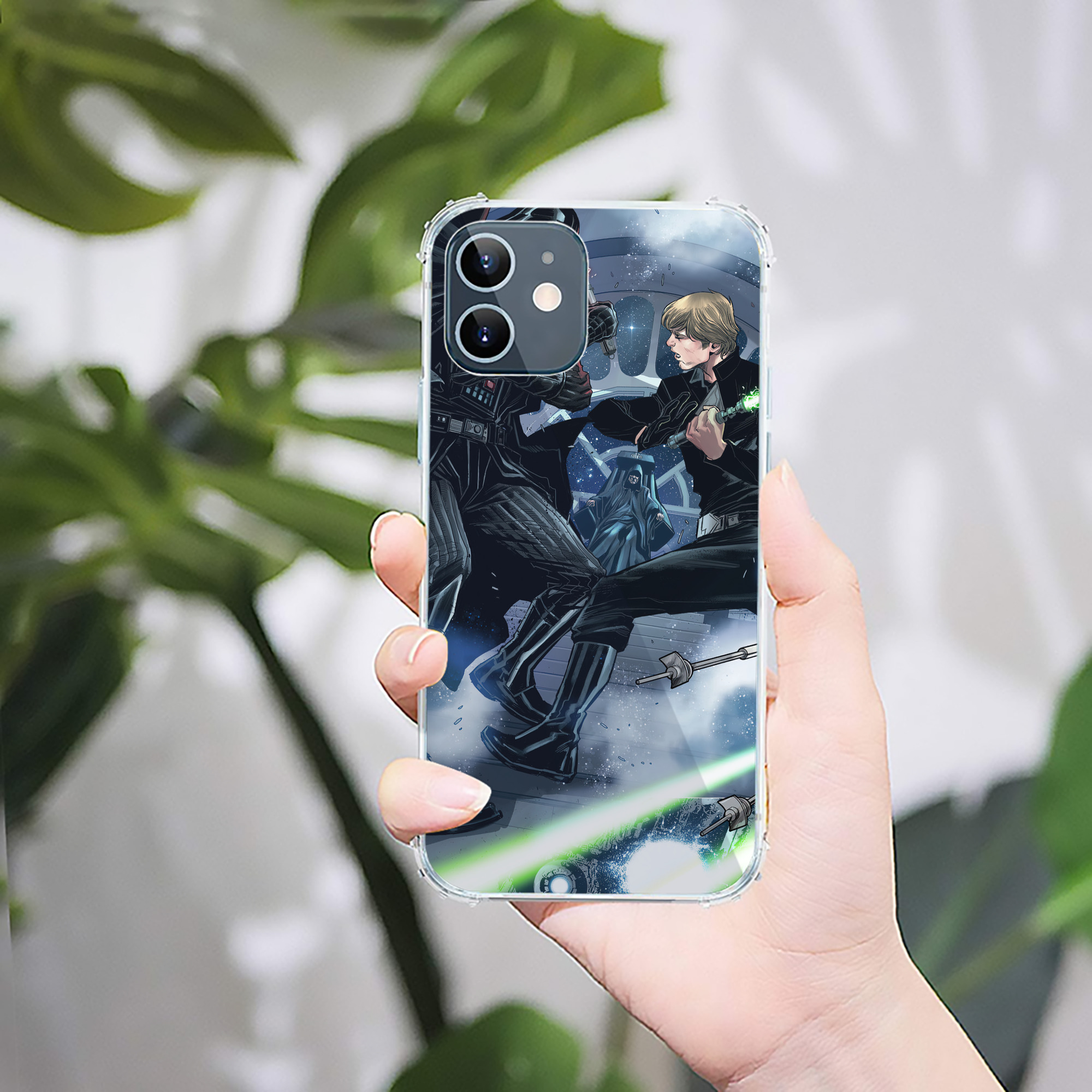 （画像用） スター・ウォーズ Star Wars 【iPhone 12シリーズ対応】透明スマホケース（クリアソフトケース）